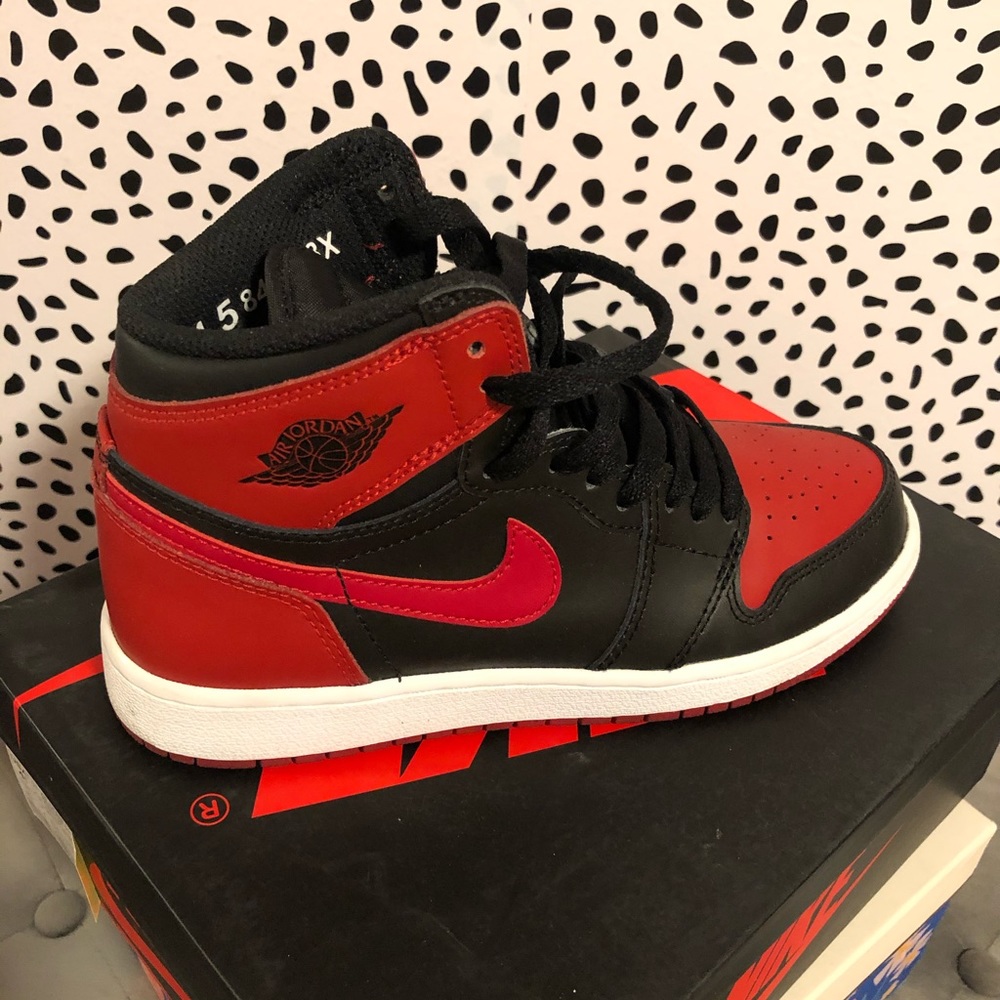 Air Jordan 1 Retro High OG BG-Black/Red